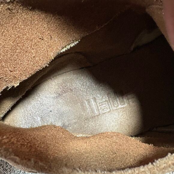 Gee WaWa By Anthropology Brown Suede Round Toe Lace Up Ankle Chukka Boots SZ 10 - Picture 11 of 11